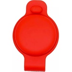 JC Силиконов държач за каишки за домашни любимци за Apple AirTag - JC AirTag Pet Collar Back Clip (червен)