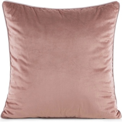 Takoy Povlak na polštář GAJA 2 ze sametu s jemným leskem a ozdobným lemem-HF-463860 | 60 x 60 cm