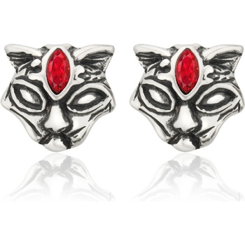 Sam's Artisans náušnice vlčia hlava chirurgická oceľ INM052