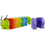 Melissa & Doug - Дървено сметало - Низанка - Гъсеница с числа