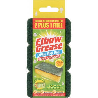 Elbow Grease náhradní houbičky na držák 3 ks
