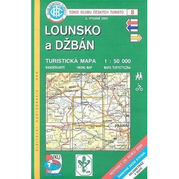 8 Lounsko a Džbán mapa 1:50t.