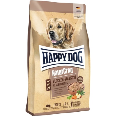 Happy Dog 1, 5кг Premium NaturCroq Happy Dog пълноценна храна-флейкс за кучета