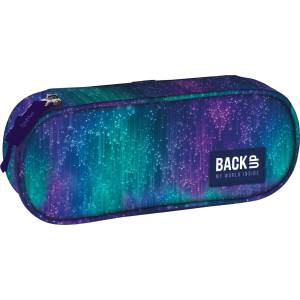 BackUP Овален ученически несесер BackUp A - Purple Dream, 1 цип (88560)