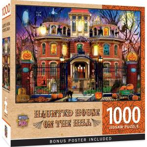 Masterpieces Пъзел Master Pieces Halloween Haunted House on the Hill, 1000 части