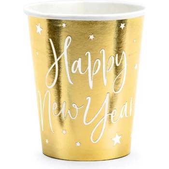 Image 1 of PartyDeco Хартиени чаши - Happy New Year