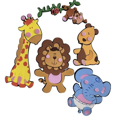 3D pěnová dekorace na zeď SRP-018 jungle 41,5 x 31,5 cm IMPOL TRADE – Zbozi.Blesk.cz