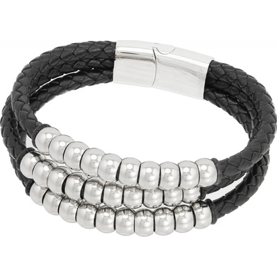 Sam's Artisans kožený Triple Balls chirurgická ocel INRM125