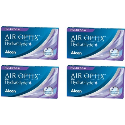 Alcon Air Optix Plus Hydraglyde Multifocal 6 čoček balení 3+1 zdarma