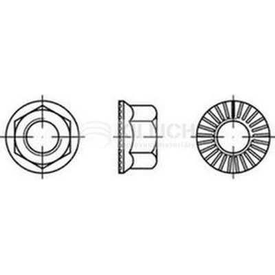 matice M10 ZINEK cl.10 ozubený límec RIPP – Zbozi.Blesk.cz