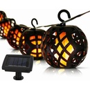 Garden King Solární světelný LED řetěz 6 luceren teplá bílá SL-1013