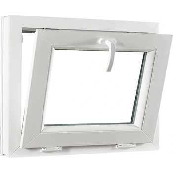 SKLADOVE-OKNA.sk - Sklopné plastové okno PREMIUM - 600 x 550 mm, barva biela