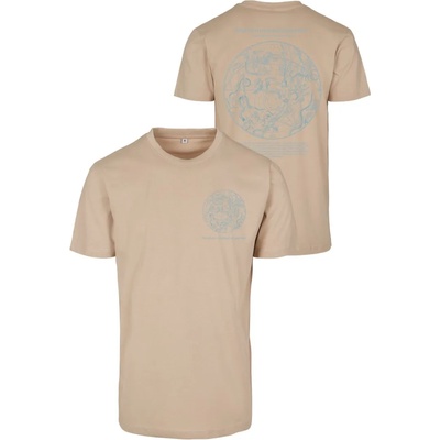 Mister Tee Мъжка тениска в бежов цвят Mister Tee HemisphereUB-MT1856-00208 - Бежов, размер XL