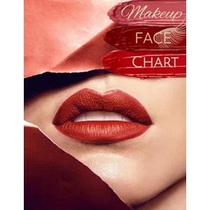 Makeup Face Chart: Make-up Papier Vorlagen Gesicht zum Ausmalen für Kosmetikerinnen und Visagisten | Millioncrystalbody, Glitter &. Glamour (ISBN: 9781706841333)