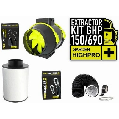 Garden Higher Garden Extractor kit 150 mm 690 m3/h