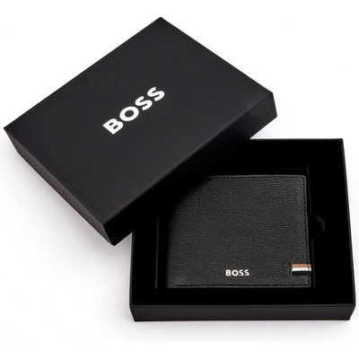 HUGO BOSS pánska kožená peňaženka Iconic čierna HLW421A