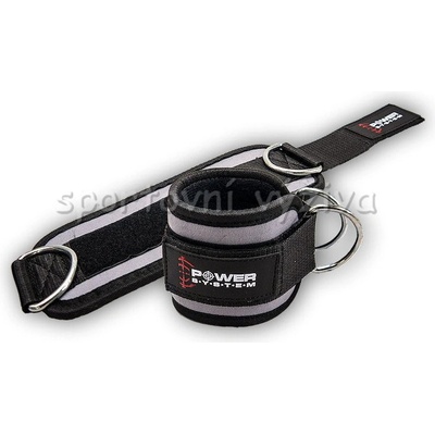 Power System Ankle Straps Gym Guy černá PS-3450 – Zboží Mobilmania