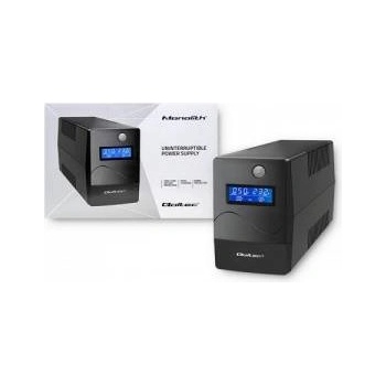 Qoltec Monolith UPS Adapter | 1000VA | 600W | LCD | USB | RJ45
