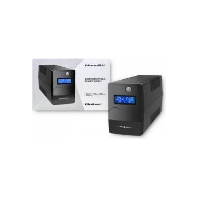 Qoltec Monolith UPS Adapter | 1000VA | 600W | LCD | USB | RJ45