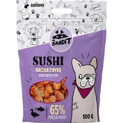 Mr.Bandiť pochúťka SUSHI kačica a ryba 500 g