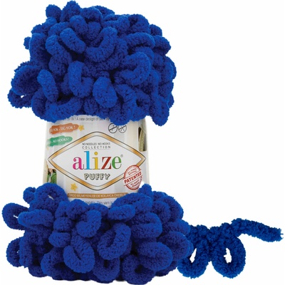 Alize Příze Puffy 984 královská modrá tmavší