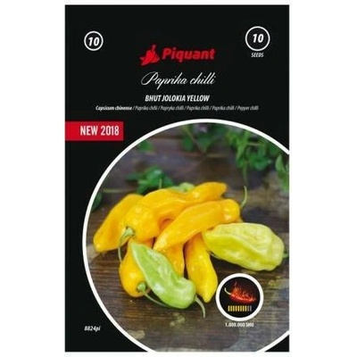 Piquant BHUT JOLOKIA YELLOW semínka chilli papriček 10 s