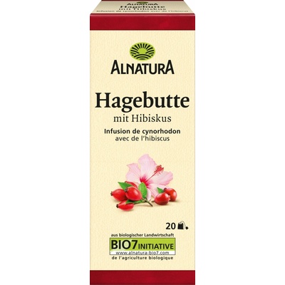 Alnatura Bio šípkový čaj s ibiškem 20 čajových sáčků
