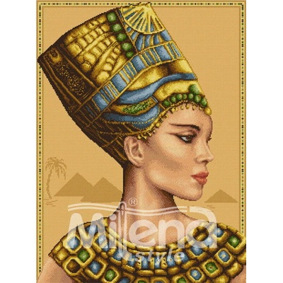 Milena Style Нефертити - гоблен със схема конци Ariadna 1: 1