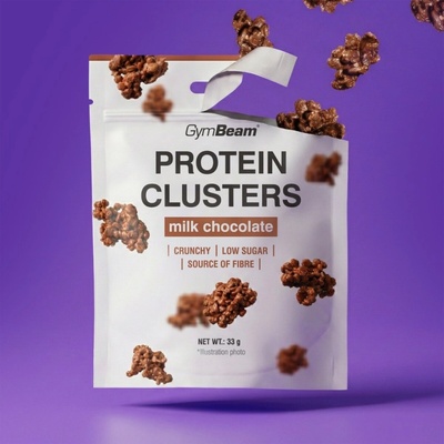 GymBeam Protein Clusters mliečna čokoláda 33 g