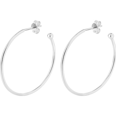 Preciosa Nadčasové strieborné náušnice kruhy Hoop Vibes Glamour 5424 00