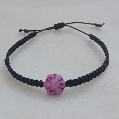MagieKorálků.cz Shamballa náramek s květinou 10067