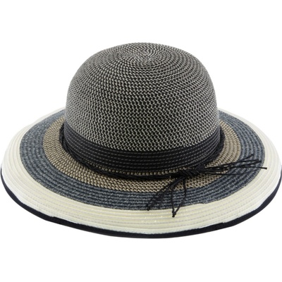 Fiebig Headwear since 1903 Dámský letní klobouk Cloche Black