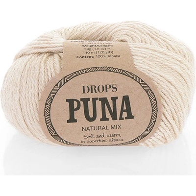 Příze DROPS Puna natural mix 02 - béžová