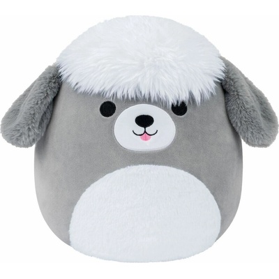 Squishmallows Sivo-biely ovčiarsky pes Arnold 13 cm