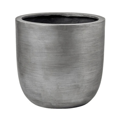Capi Kvetináč Lux Retro Egg strieborný 35x34 cm