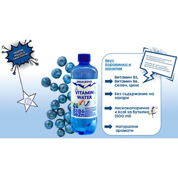 МИХАЛКОВО Михалково с витамини боровинка и ванилия 6бр х 500мл