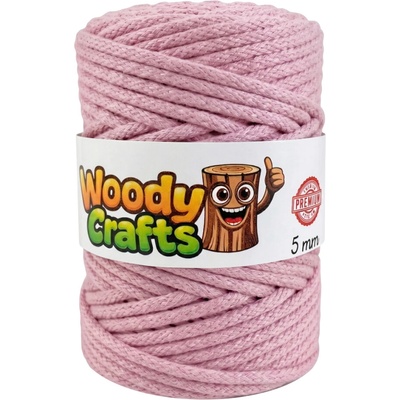 Woody Crafts Woody PREMIUM 5 mm (100m) - Pudrová růžová (Blush)