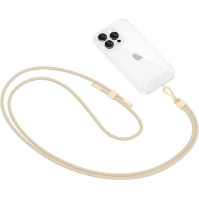 Šňůrka na krk TECH -PROTECT C2S ROPE crossbody popruh béžový/zlatý