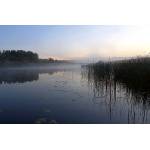 DIMEX ART Флизелинов фототапет река преди зазоряване 375 x 250 см