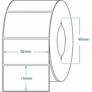 ZINTA Ролка печатни етикети ZINTA 50x15 VOID, 1000 ет. /ролка (50X15X1000-VOID)