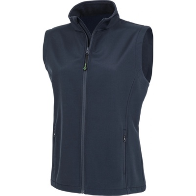 Result dámska 2-vrstvová softshellová vesta recycled R902F Navy
