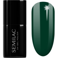 Semilac UV Hybrid X-Mass gelový lak na nehty odstín 309 Pine Green 7 ml