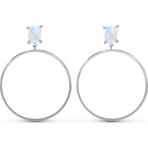 Silenti Jewelry Сребърни обеци "Орбита