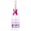 Šumivé vína Moët & Chandon Ice Impérial Rosé Demi-Sec Champagne 12% 0,75 l (čistá fľaša)