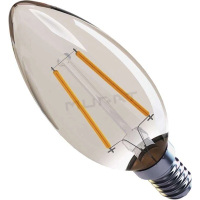 Emos LED VINTAGE CANDLE 2W E14 teplá biela