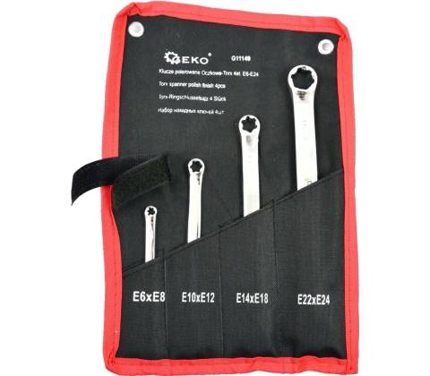 Geko klíče TORX E6-E24 G11149