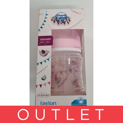 Canpol babies fľaša so širokým hrdlom Párty ružová 120 ml