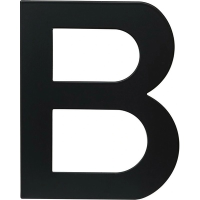 RN.150L.B.CE písmeno "B" 150mm čierne matné Čierna
