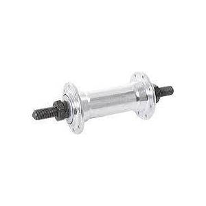 QUANDO KT-A16F, 36H, ALLOY, CP. CAP NUT, 3/8*100*140mm, with safety washers, "VELOTEC" LOGO, NATURAL (FH0141)