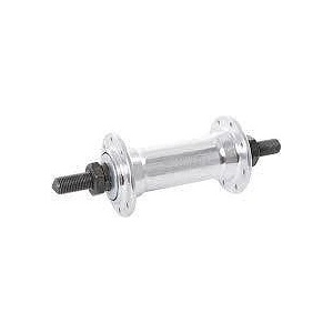 QUANDO KT-A16F, 36H, ALLOY, CP. CAP NUT, 3/8*100*140mm, with safety washers, "VELOTEC" LOGO, NATURAL (FH0141)